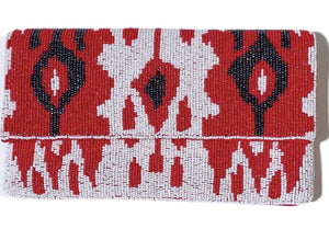 Aztec Red Clutch