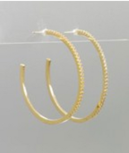 CZ Hoop Earrings