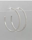 CZ Hoop Earrings